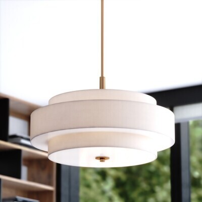 Vaxcel - P0442 - Five Light Pendant - Brentwood - Sunset Gold