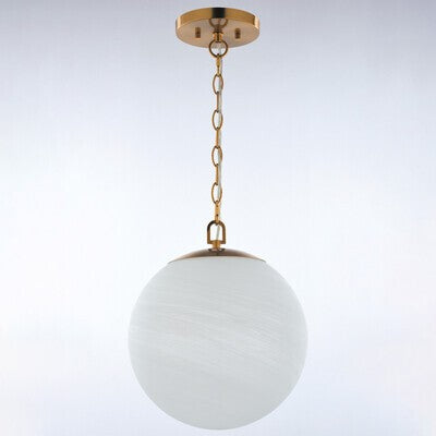 Vaxcel - P0443 - One Light Pendant - Monticello - Muted Brass