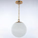 Vaxcel - P0443 - One Light Pendant - Monticello - Muted Brass