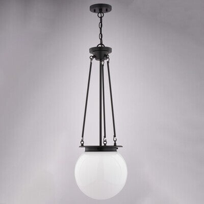 Vaxcel - P0447 - One Light Pendant - Kent - Matte Black