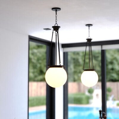 Vaxcel - P0447 - One Light Pendant - Kent - Matte Black
