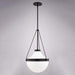 Vaxcel - P0449 - One Light Pendant - Lincoln - Matte Black