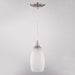 Vaxcel - P0450 - One Light Mini Pendant - Milano - Satin Nickel