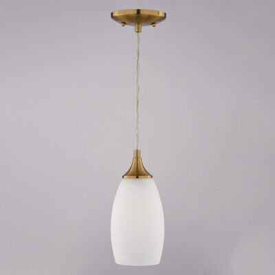 Vaxcel - P0451 - One Light Mini Pendant - Milano - Muted Brass