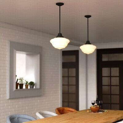 Vaxcel - P0453 - One Light Pendant - Eastgate - Matte Black