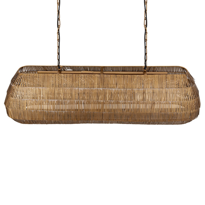 Maxim - 29185AB - Five Light Linear Pendant - Gilda - Antique Brass