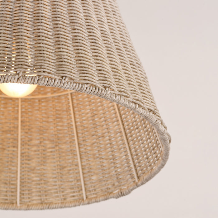 Maxim - 21487WWTNAB - One Light Pendant - Baja - Natural Aged Brass