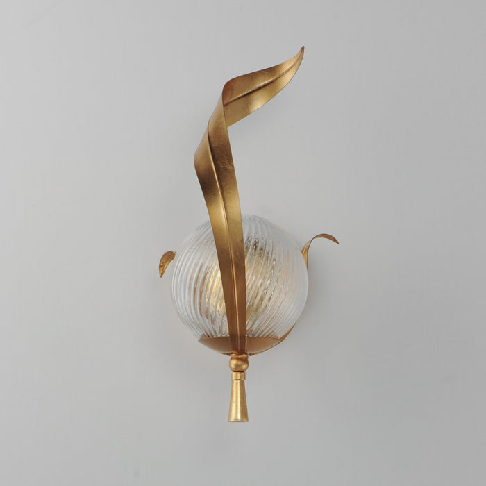Maxim - 28711CRGL - One Light Wall Sconce - Firenze - Gold Leaf