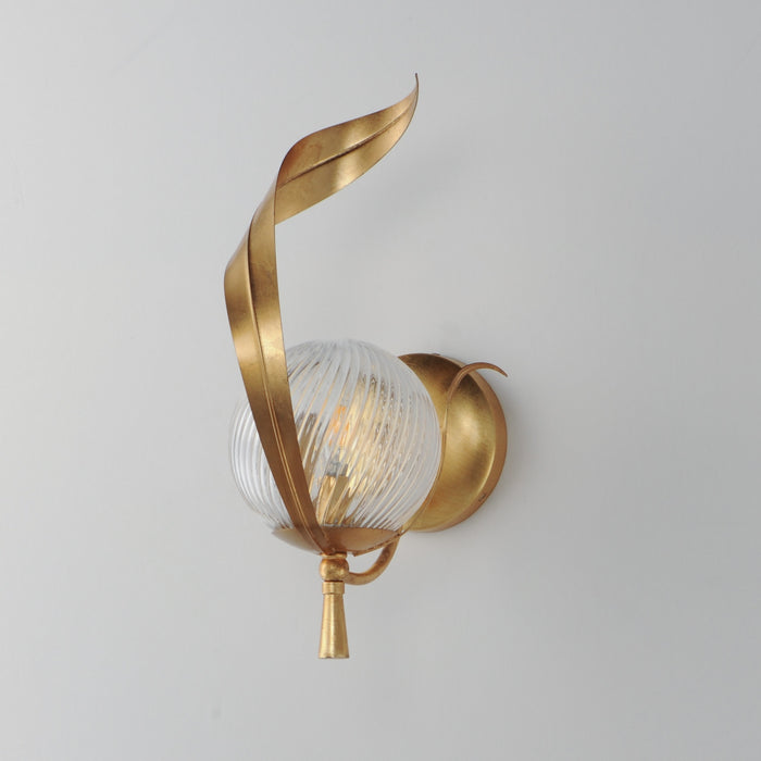 Maxim - 28711CRGL - One Light Wall Sconce - Firenze - Gold Leaf