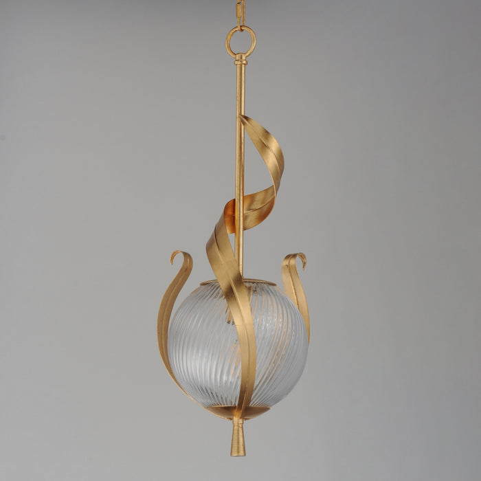 Maxim - 28712CRGL - One Light Pendant - Firenze - Gold Leaf