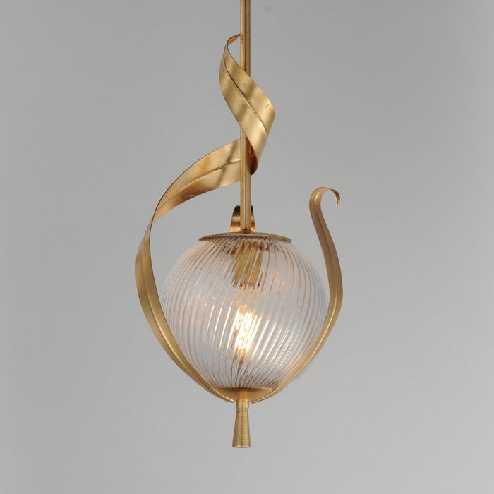 Maxim - 28712CRGL - One Light Pendant - Firenze - Gold Leaf