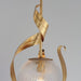 Maxim - 28712CRGL - One Light Pendant - Firenze - Gold Leaf