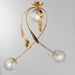 Maxim - 28714CRGL - Three Light Flush Mount - Firenze - Gold Leaf