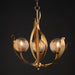 Maxim - 28713CRGL - Three Light Pendant - Firenze - Gold Leaf
