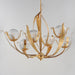 Maxim - 28716CRGL - Six Light Chandelier - Firenze - Gold Leaf