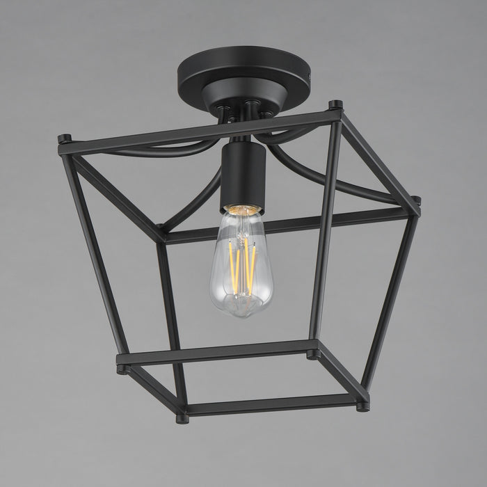 Maxim - 25311BK - One Light Pendant / Semi-Flush - Clifton - Black