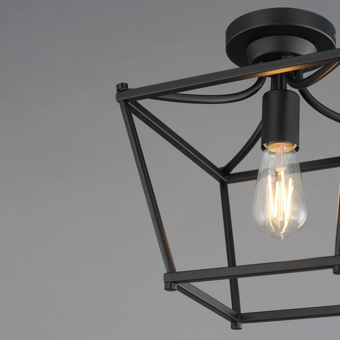 Maxim - 25311BK - One Light Pendant / Semi-Flush - Clifton - Black