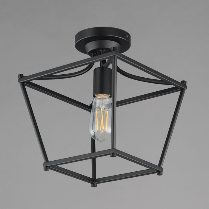 Maxim - 25311BK - One Light Pendant / Semi-Flush - Clifton - Black