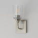 Maxim - 12881CLSN - One Light Wall Sconce - Hudson - Satin Nickel