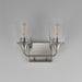 Maxim - 12882CLSN - Two Light Bath Vanity - Hudson - Satin Nickel
