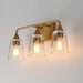 Maxim - 12883CLNAB - Three Light Bath Vanity - Hudson - Natural Aged Brass