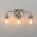 Maxim - 12883CLSN - Three Light Bath Vanity - Hudson - Satin Nickel