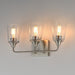 Maxim - 12883CLSN - Three Light Bath Vanity - Hudson - Satin Nickel