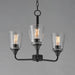 Maxim - 12873CLBK - Three Light Chandelier - Hudson - Black