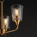 Maxim - 12873CLNAB - Three Light Chandelier - Hudson - Natural Aged Brass