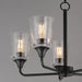 Maxim - 12875CLBK - Five Light Chandelier - Hudson - Black
