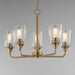 Maxim - 12875CLNAB - Five Light Chandelier - Hudson - Natural Aged Brass