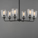 Maxim - 12876CLBK - Six Light Chandelier - Hudson - Black