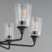 Maxim - 12876CLBK - Six Light Chandelier - Hudson - Black