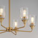 Maxim - 12876CLNAB - Six Light Chandelier - Hudson - Natural Aged Brass
