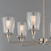 Maxim - 12876CLSN - Six Light Chandelier - Hudson - Satin Nickel
