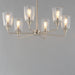 Maxim - 12876CLSN - Six Light Chandelier - Hudson - Satin Nickel