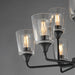 Maxim - 12879CLBK - Nine Light Chandelier - Hudson - Black