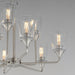 Maxim - 12879CLSN - Nine Light Chandelier - Hudson - Satin Nickel