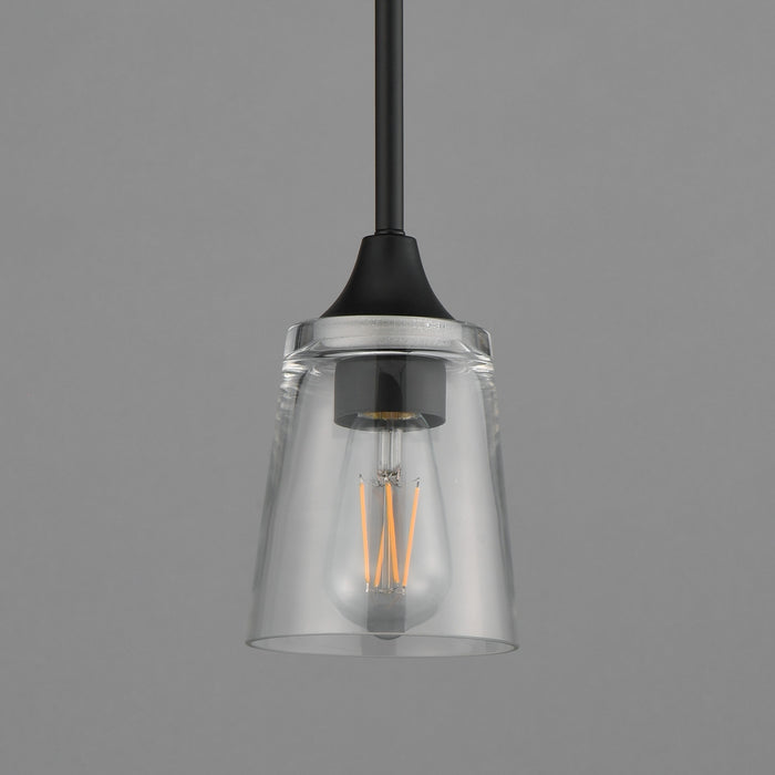 Maxim - 92880CLBK - One Light Pendant - Hudson - Black