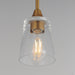 Maxim - 92880CLNAB - One Light Pendant - Hudson - Natural Aged Brass