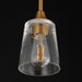 Maxim - 92880CLNAB - One Light Pendant - Hudson - Natural Aged Brass