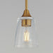 Maxim - 92880CLNAB - One Light Pendant - Hudson - Natural Aged Brass