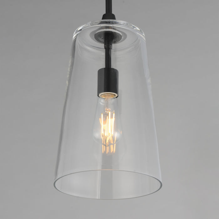 Maxim - 12886CLBK - One Light Pendant - Hudson - Black