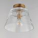 Maxim - 12880CLNAB - One Light Pendant - Hudson - Natural Aged Brass