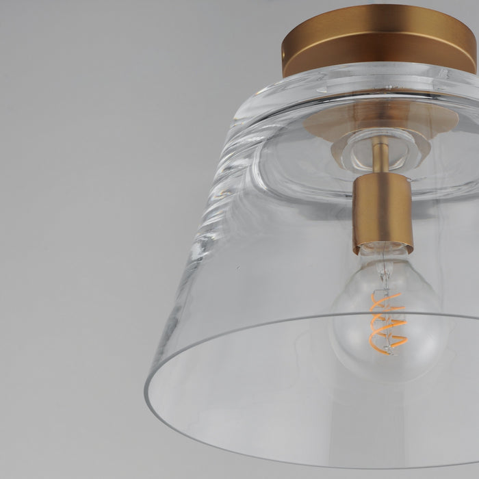 Maxim - 12880CLNAB - One Light Pendant - Hudson - Natural Aged Brass