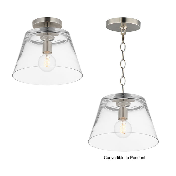 Maxim - 12880CLSN - One Light Pendant - Hudson - Satin Nickel