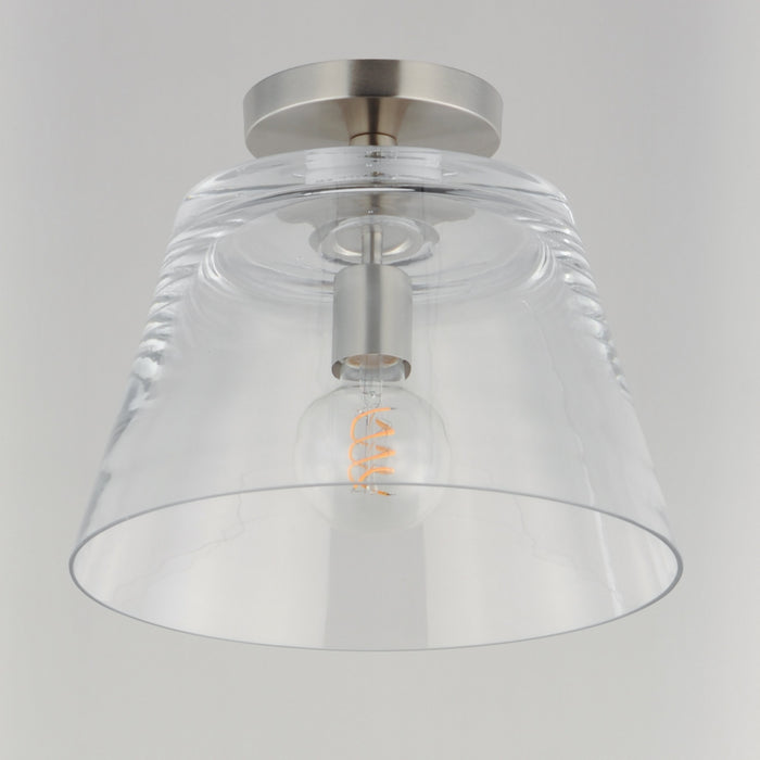 Maxim - 12880CLSN - One Light Pendant - Hudson - Satin Nickel