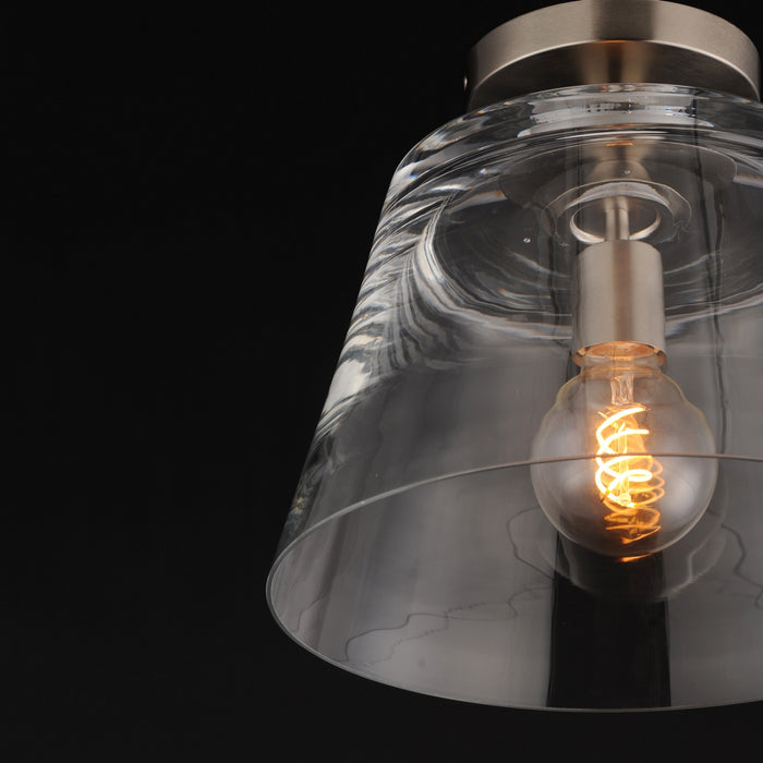 Maxim - 12880CLSN - One Light Pendant - Hudson - Satin Nickel