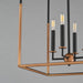 Maxim - 28625BKWBR - Four Light Pendant - SoHo - Black/Weathered Brass