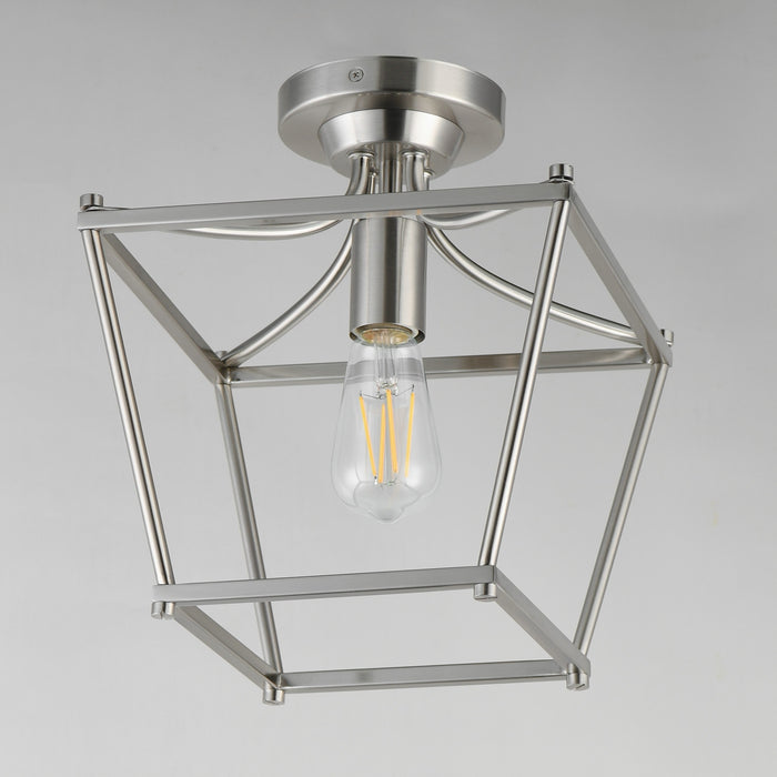 Maxim - 25311SN - One Light Pendant / Semi-Flush - Clifton - Satin Nickel